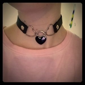 Kawaii Heart Locket Choker
